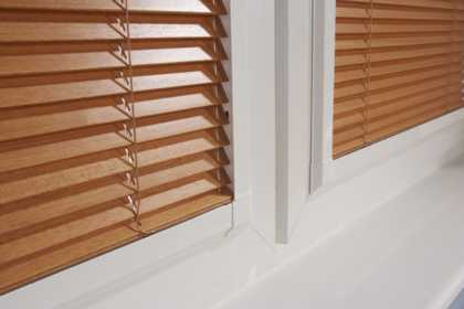 wooden perfect fit blinds